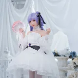 面饼仙儿《独角兽婚纱》主题写真：14张全套美图