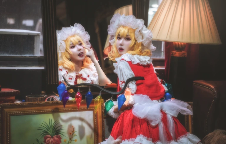 阿包也是兔娘《芙兰朵露》主题写真：14张全套美图
