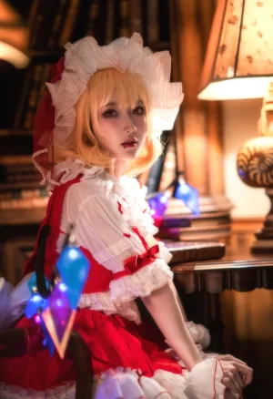 阿包也是兔娘《芙兰朵露》主题写真：14张全套美图