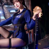 羽生三未《纯狱之风女警》主题写真：31张全套美图