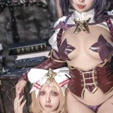 小和甜酒&橙风千雅《魔法少女双人 柊舞缇娜&爱丽丝》主题写真：55张全套美图，含7个视频