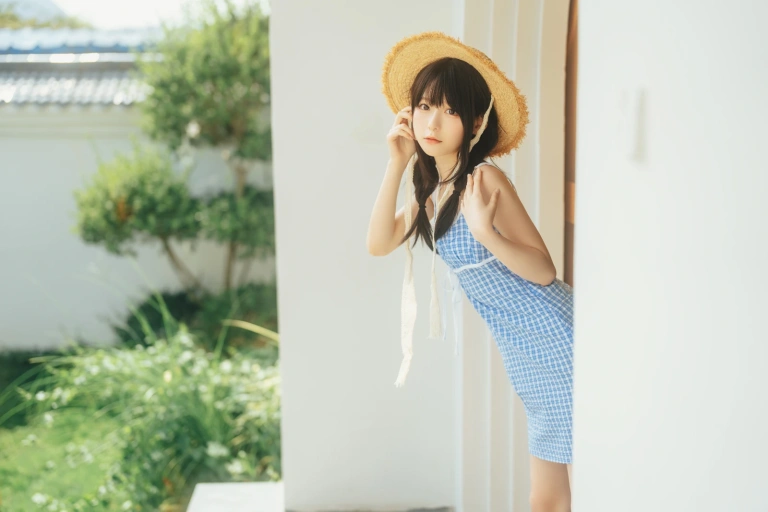 迷之呆梨《夏末》主题写真：69张全套美图