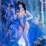 前羽《メアリー梅里 バニーガールver NIKKE》主题写真：58张全套美图，含4个视频