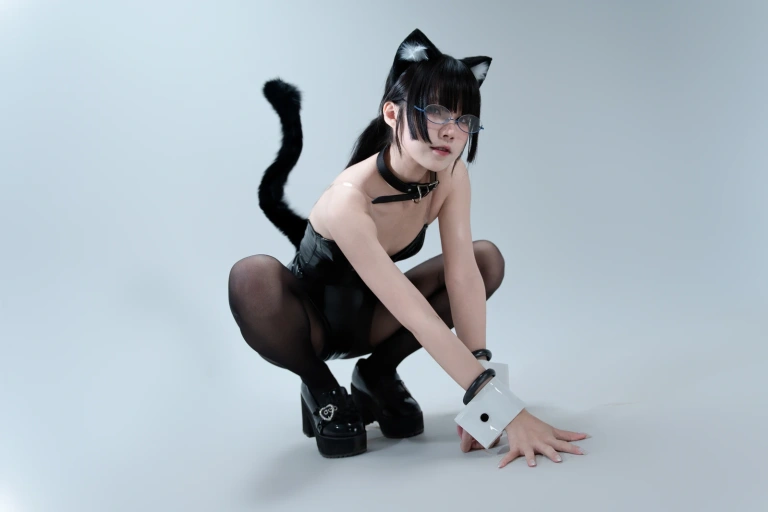 清水凪《猫说你可以吃蛋糕》主题写真：103张全套美图