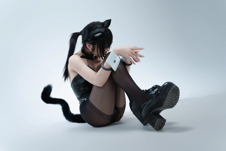 清水凪《猫说你可以吃蛋糕》主题写真：103张全套美图