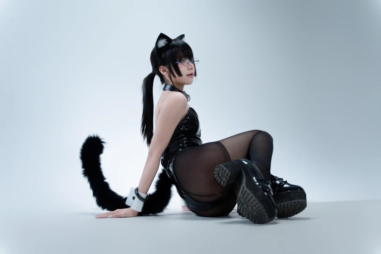 清水凪《猫说你可以吃蛋糕》主题写真：103张全套美图