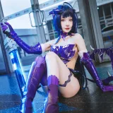 阿包也是兔娘《魅魔芽衣恶魔》主题写真：11张全套美图