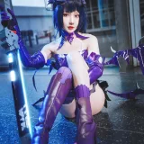 阿包也是兔娘《魅魔芽衣恶魔》主题写真：11张全套美图
