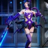 阿包也是兔娘《魅魔芽衣恶魔》主题写真：11张全套美图