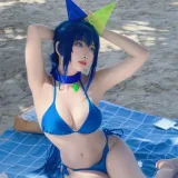宮本桜《新泽西泳装》主题写真：18张全套美图