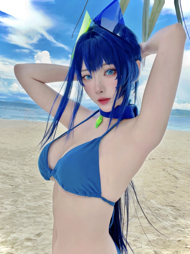 宮本桜《新泽西泳装》主题写真：18张全套美图