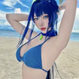 宮本桜《新泽西泳装》主题写真：18张全套美图