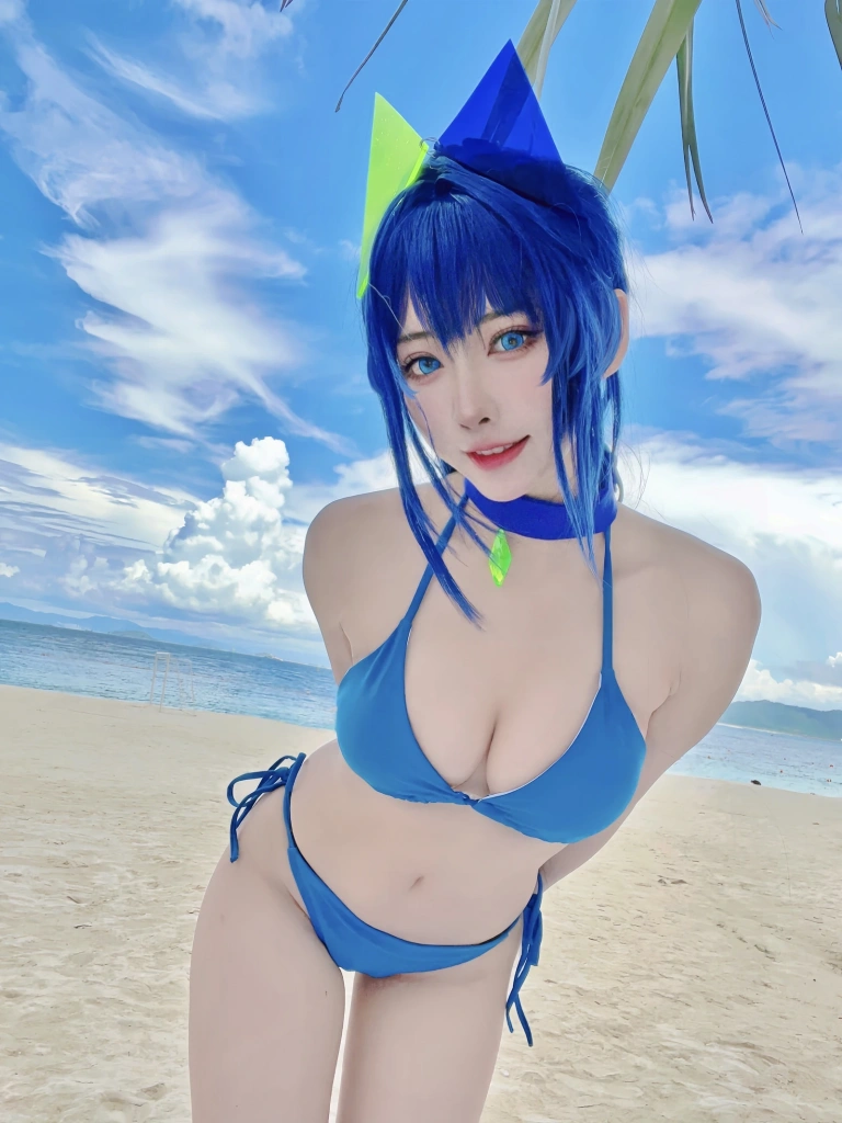 宮本桜《新泽西泳装》主题写真：18张全套美图