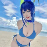 宮本桜《新泽西泳装》主题写真：18张全套美图