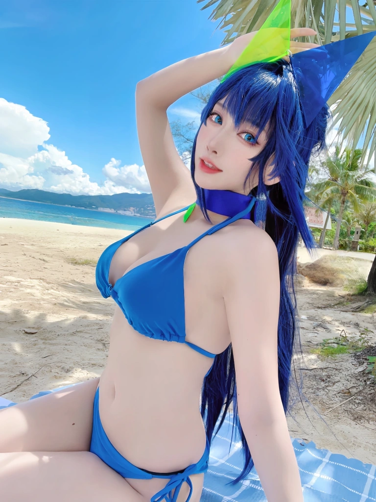 宮本桜《新泽西泳装》主题写真：18张全套美图