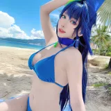 宮本桜《新泽西泳装》主题写真：18张全套美图