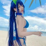宮本桜《新泽西泳装》主题写真：18张全套美图