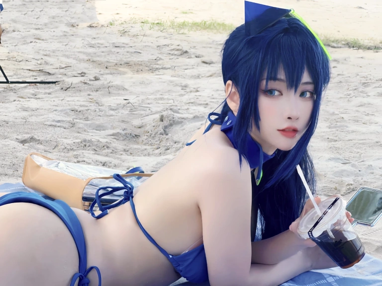 宮本桜《新泽西泳装》主题写真：18张全套美图