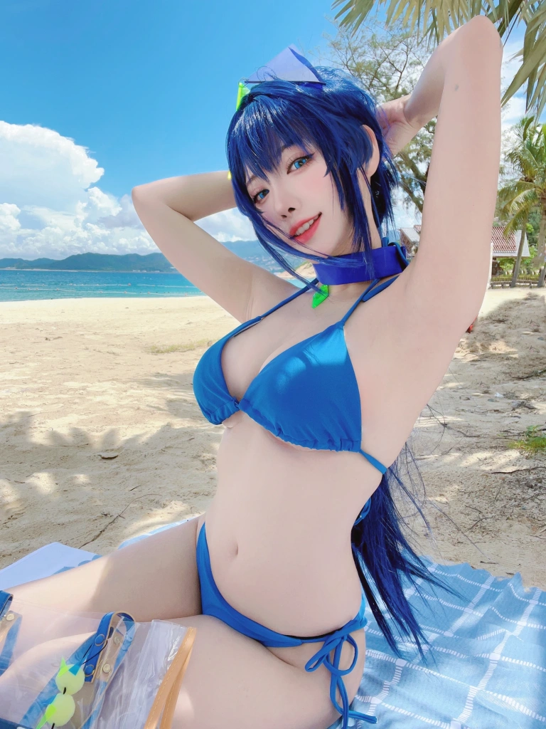 宮本桜《新泽西泳装》主题写真：18张全套美图