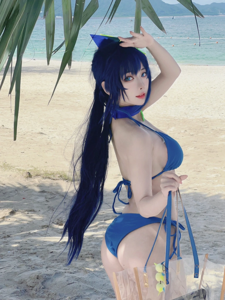 宮本桜《新泽西泳装》主题写真：18张全套美图
