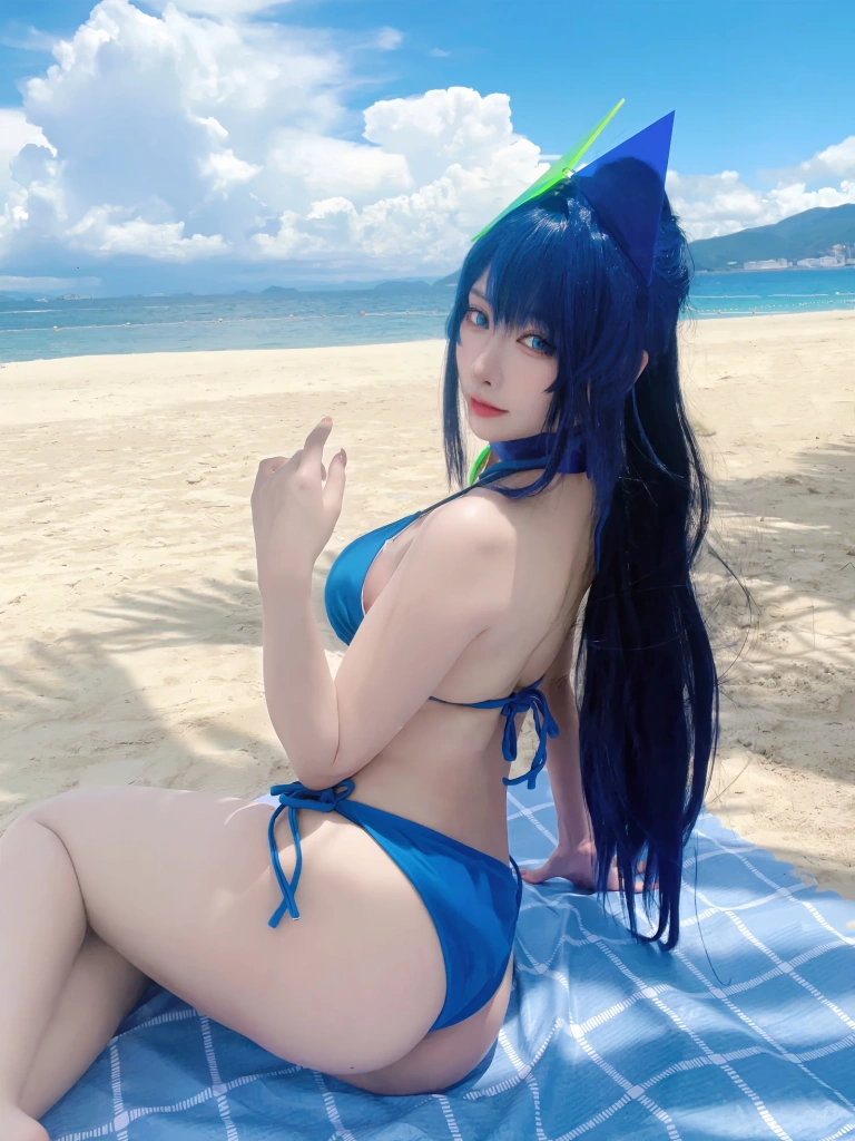宮本桜《新泽西泳装》主题写真：18张全套美图