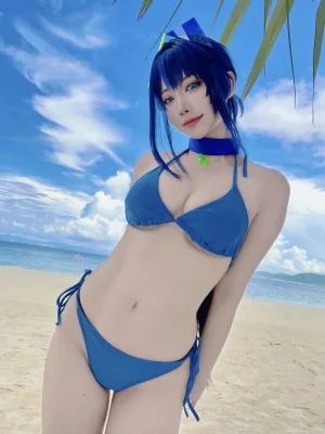 宮本桜《新泽西泳装》主题写真：18张全套美图