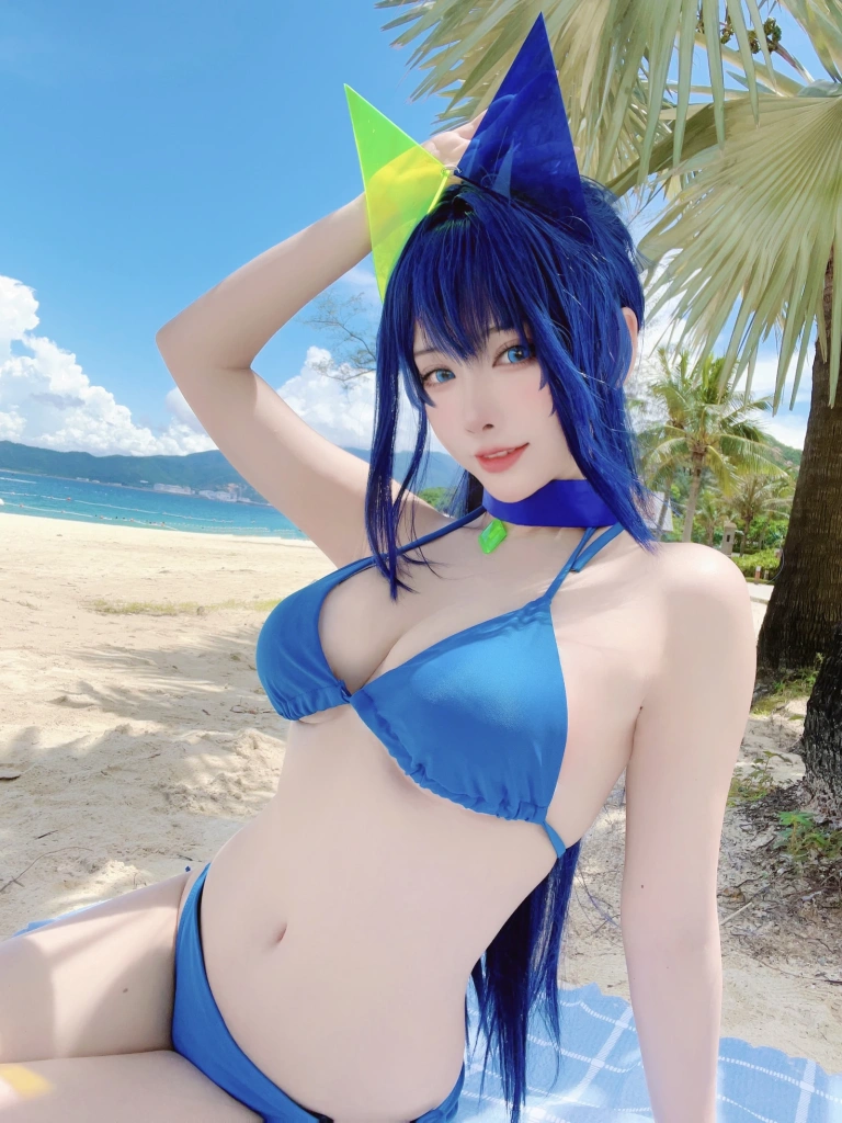 宮本桜《新泽西泳装》主题写真：18张全套美图