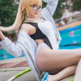 瓜希酱《企鹅贞》主题写真：21张全套美图