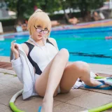 瓜希酱《企鹅贞》主题写真：21张全套美图