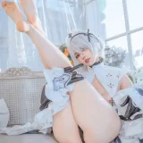 桃良阿宅《女仆2B》主题写真：40张全套美图