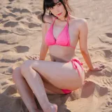 汪知子《粉色比基尼》主题写真：30张全套美图