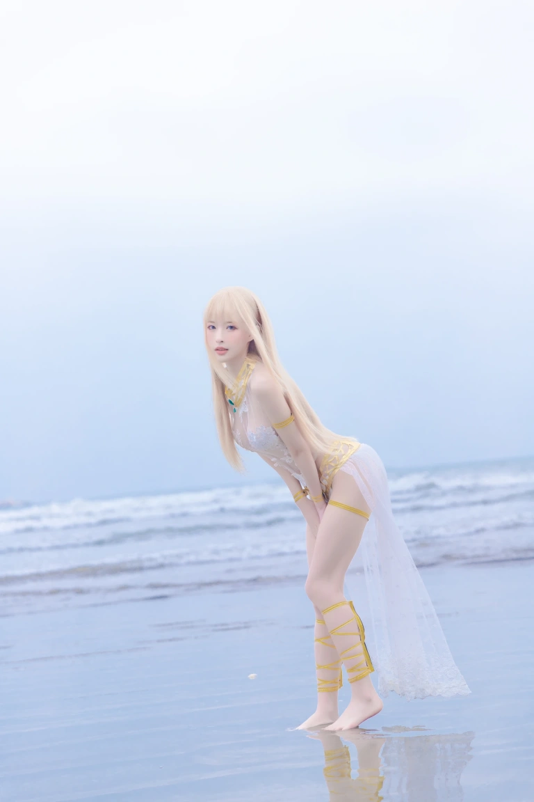 清水由乃《玛丽萝丝 白色泳衣》主题写真：33张全套美图