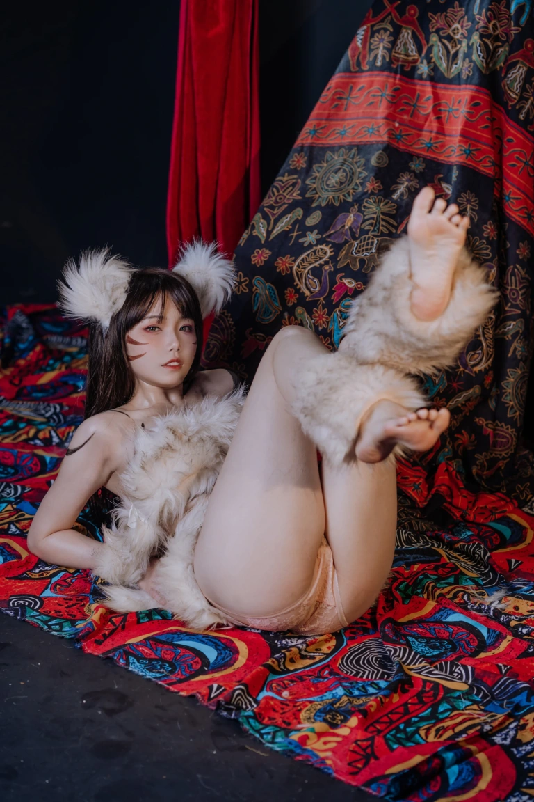 七月喵子《熊孩子》主题写真：37张全套美图