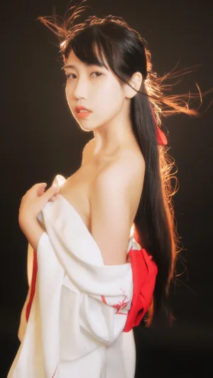 不呆猫《和服》主题写真：39张全套美图