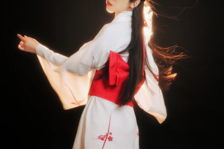 不呆猫《和服》主题写真：39张全套美图