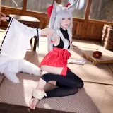 九柒喵《碧蓝航线 朝凪原皮》主题写真：40张全套美图
