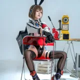 矢量鱼《外卖兔女郎 小葵》主题写真：40张全套美图
