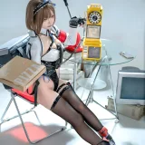 矢量鱼《外卖兔女郎 小葵》主题写真：40张全套美图