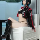 屿鱼《碧蓝航线 胡滕赛车》主题写真：41张全套美图