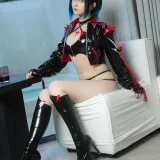 屿鱼《碧蓝航线 胡滕赛车》主题写真：41张全套美图