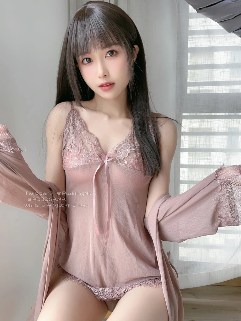 布丁大法《粉红豆沙》主题写真：63张全套美图