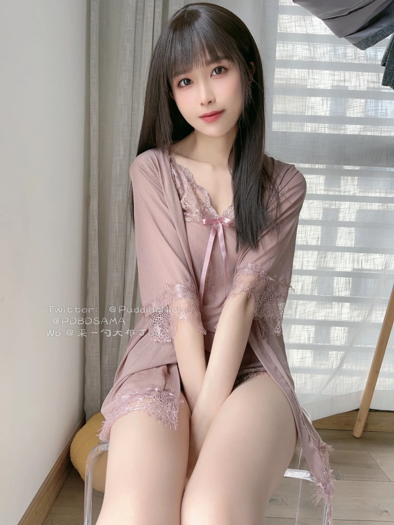 布丁大法《粉红豆沙》主题写真：63张全套美图