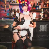 九九八《FGO 酒吞童子女仆》主题写真：70张全套美图