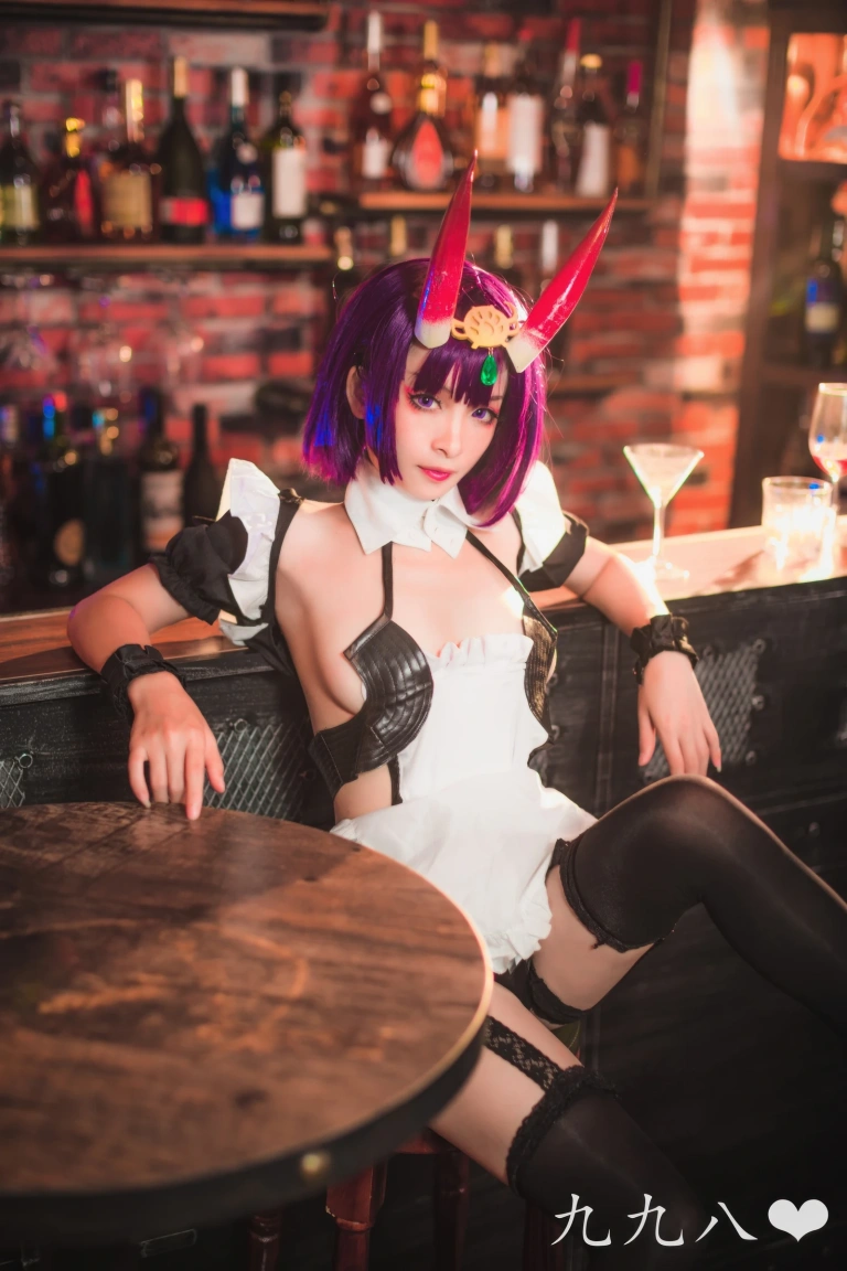 九九八《FGO 酒吞童子女仆》主题写真：70张全套美图