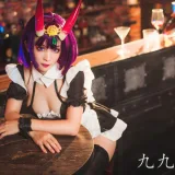 九九八《FGO 酒吞童子女仆》主题写真：70张全套美图