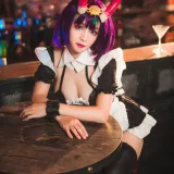 九九八《FGO 酒吞童子女仆》主题写真：70张全套美图