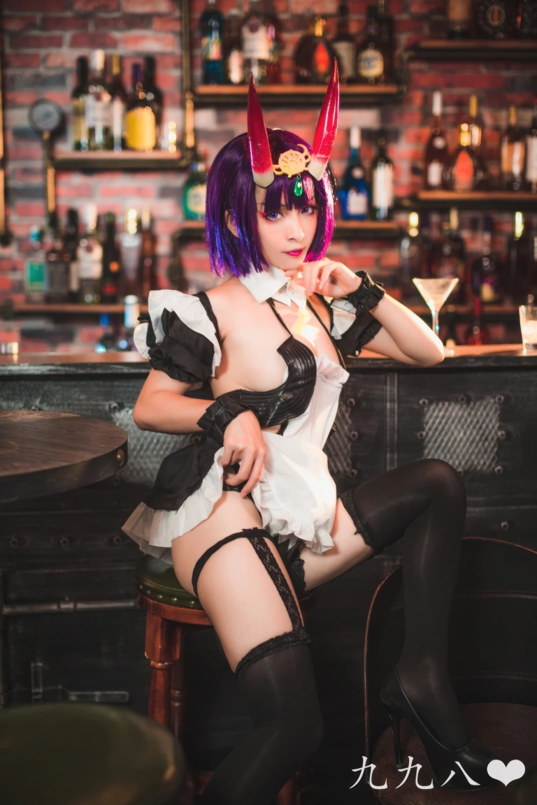 九九八《FGO 酒吞童子女仆》主题写真：70张全套美图