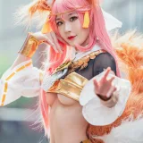 阿包也是兔娘《玉藻前》主题写真：15张全套美图
