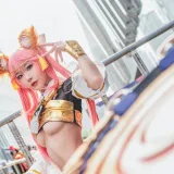 阿包也是兔娘《玉藻前》主题写真：15张全套美图