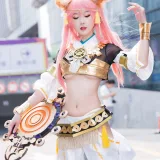 阿包也是兔娘《玉藻前》主题写真：15张全套美图